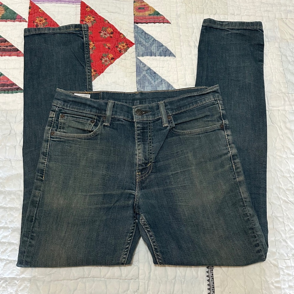 Levi's 511 Slim Fit Jeans Dark Wash Blue W33 L32